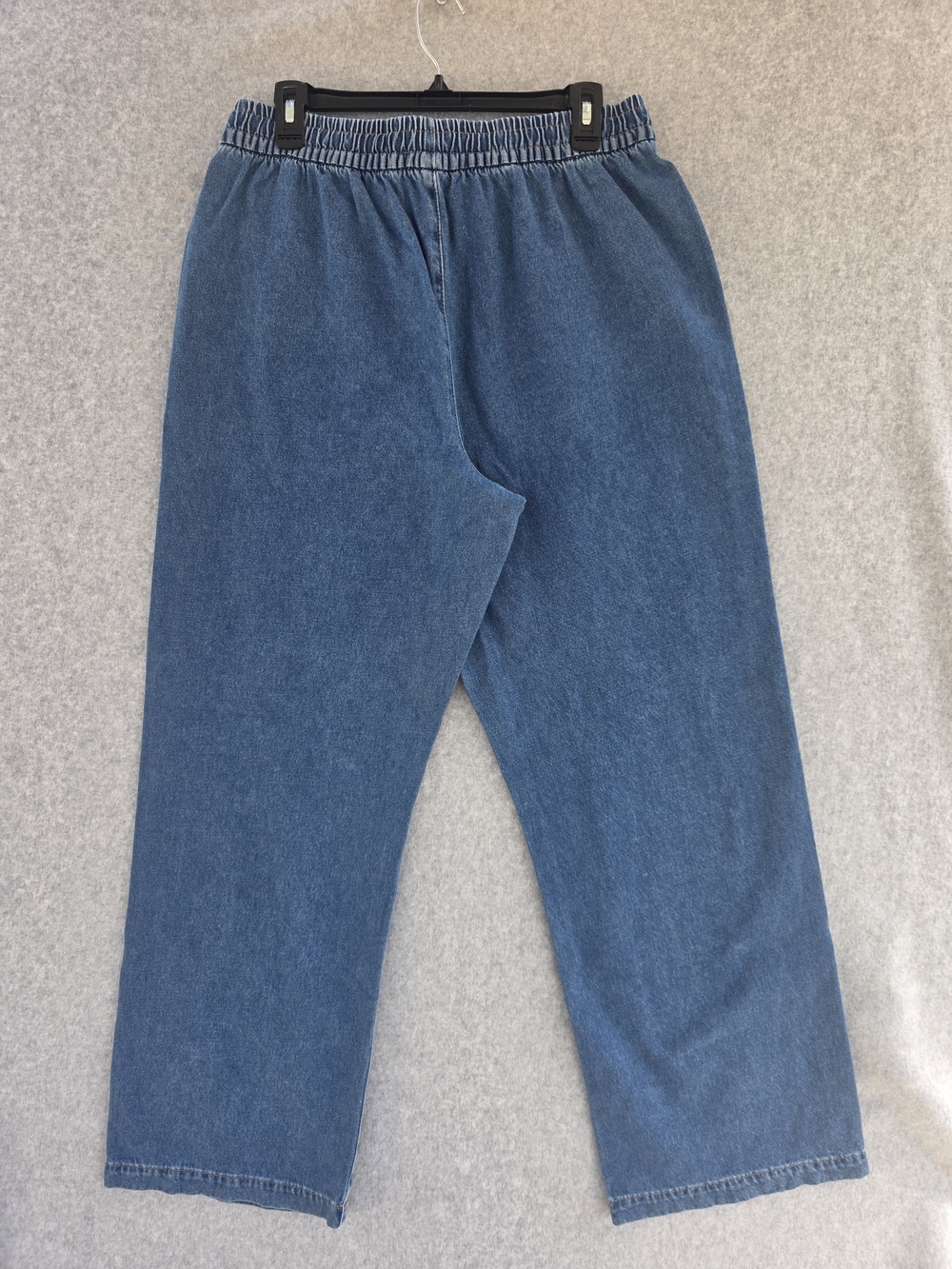 Calvin Klein Women's Blue Denim Pull-On Pants Suze L NWT - Picture 2 of 12